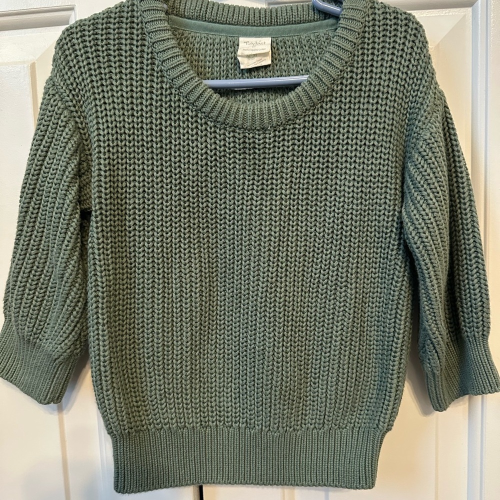 Cozy Knit Crew Neck Sweater for Kids